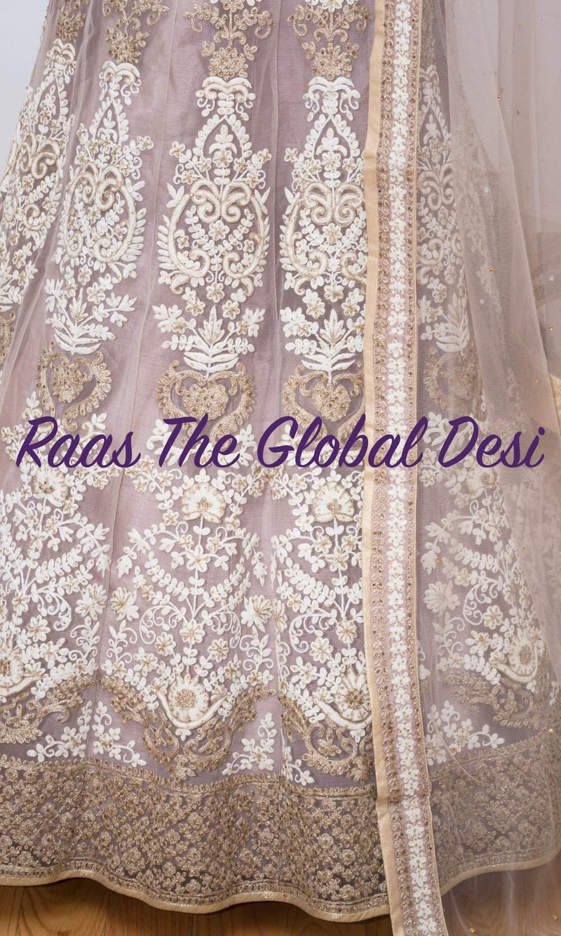 Mauve Lehenga Choli Set with Embroidery Chaniya choli RAAS