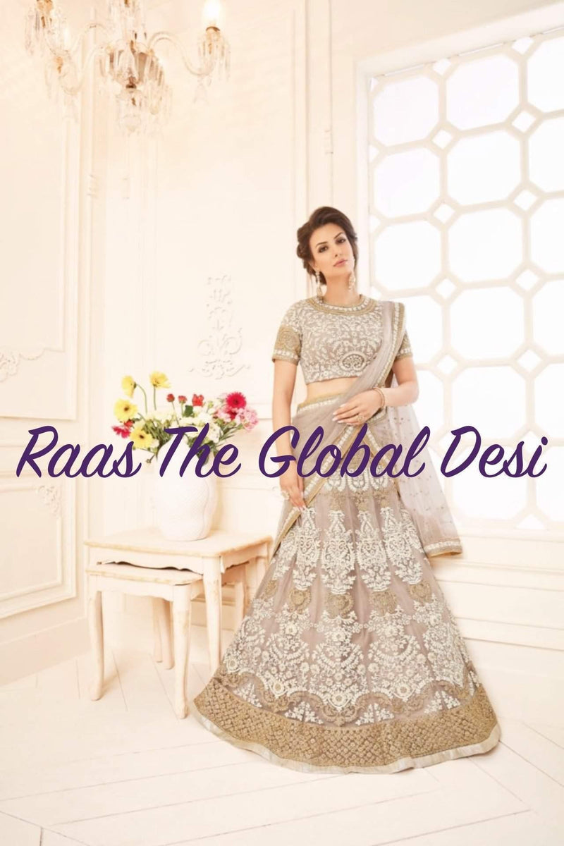 Mauve Lehenga Choli Set with Embroidery Chaniya choli RAAS