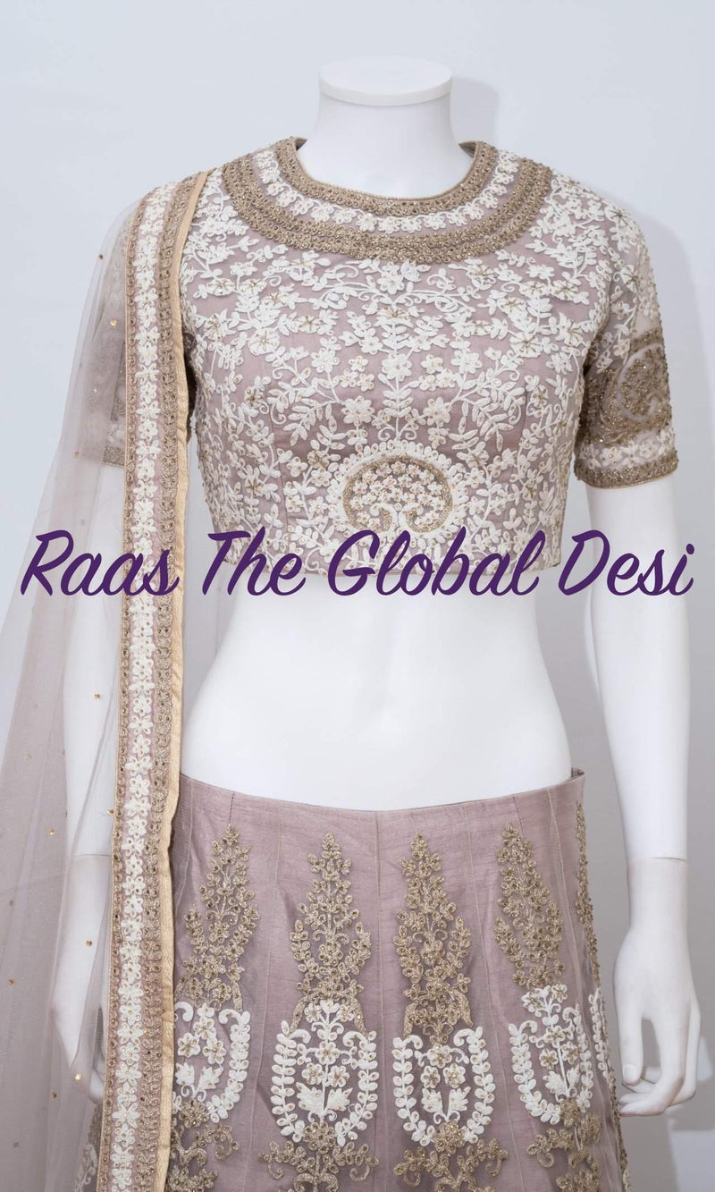 Mauve Lehenga Choli Set with Embroidery Chaniya choli RAAS