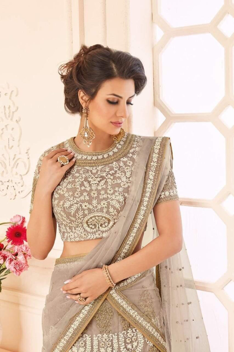 Mauve Lehenga Choli Set with Embroidery Chaniya choli RAAS
