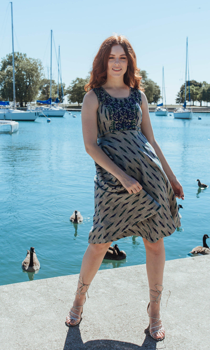 Mini Dress with Embroidery dresses RAAS
