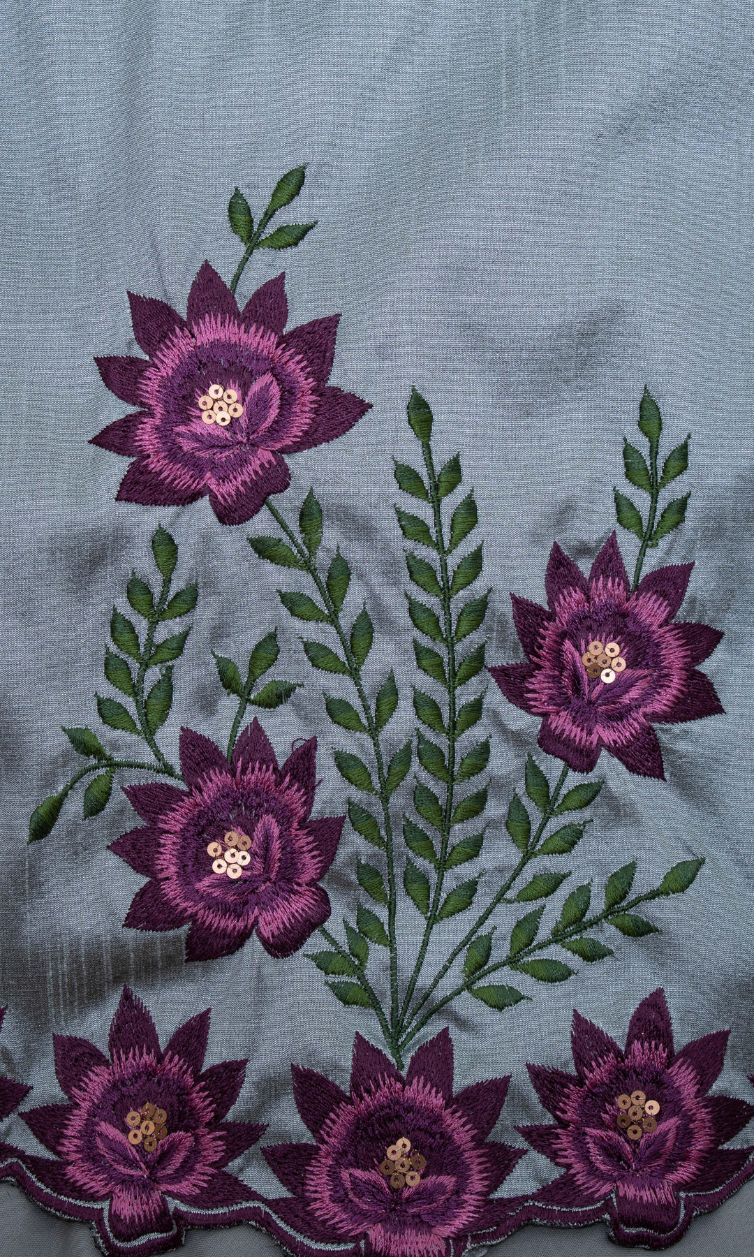 Pista Embroidered Silk Lehenga Choli Set-Raas USA