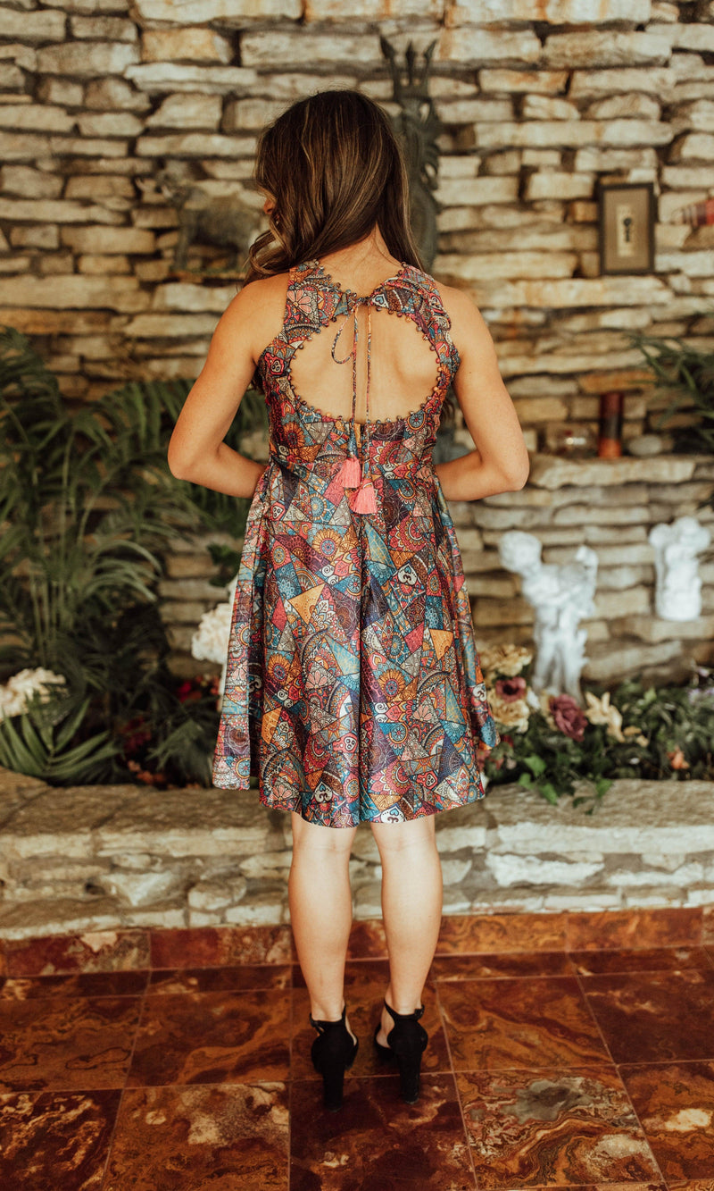 Sequins Embroidered Mini Dress dresses RAAS