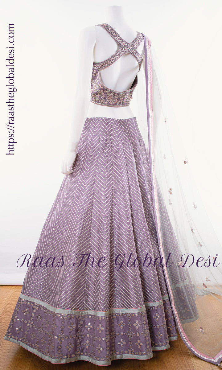 Lavender Lehenga - CC2895 - CHANIYA CHOLI