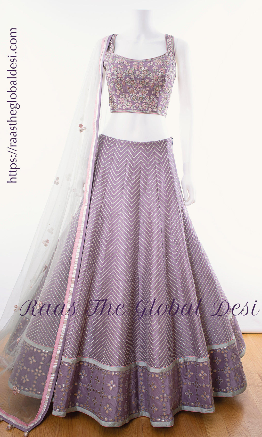 Lavender Lehenga - CC2895 - CHANIYA CHOLI