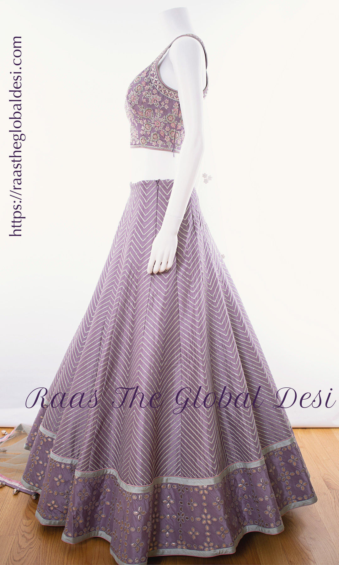 Lavender Lehenga - CC2895 - CHANIYA CHOLI
