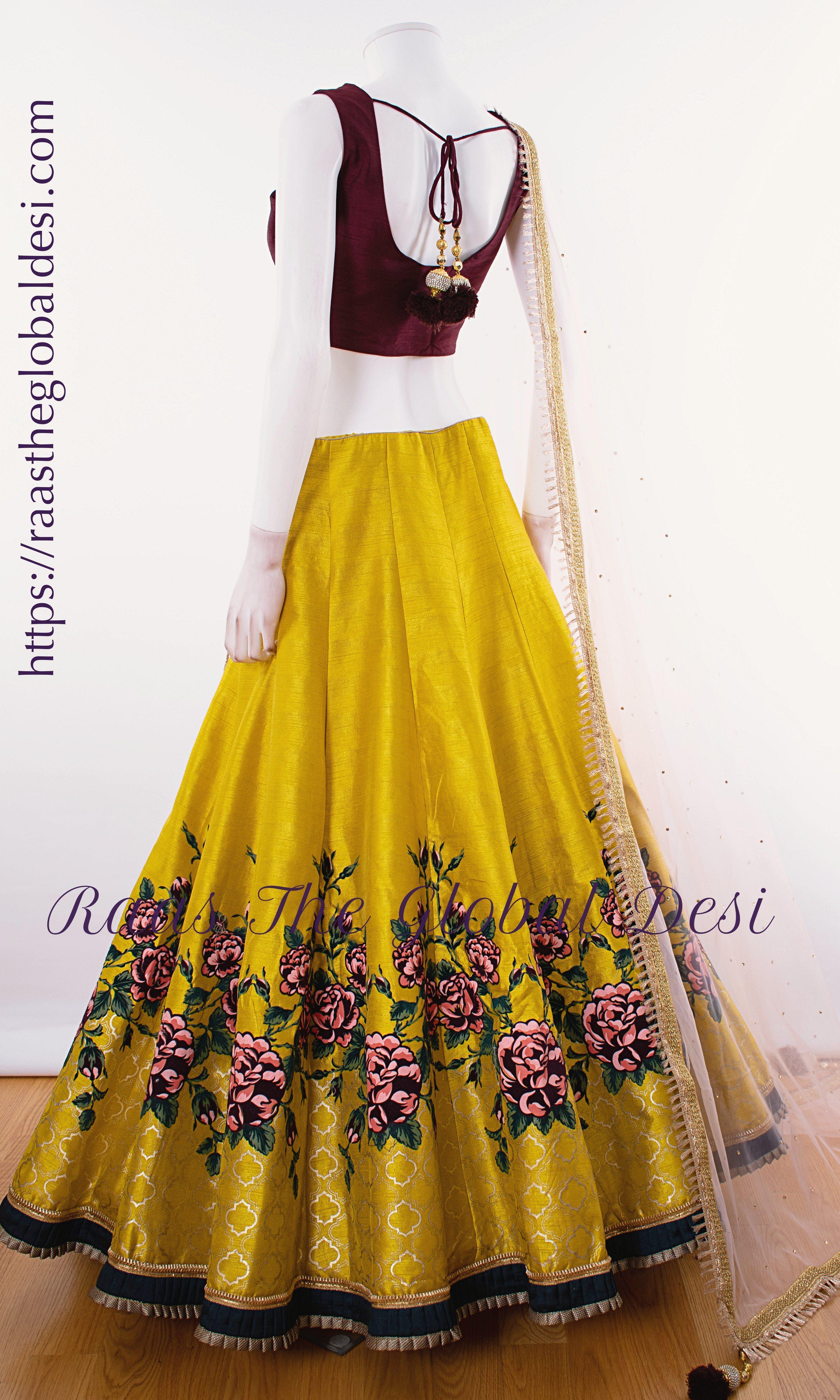 Exclusive Designer Yellow Lehenga with White Choli for Wedding & Party  Wear. ▫For all enquiries, please DM us or whatsapp us at +91 98985… |  Instagram