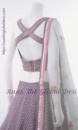Lavender Lehenga - CC2895 - CHANIYA CHOLI