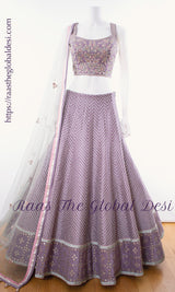 Lavender Lehenga - CC2895 - CHANIYA CHOLI