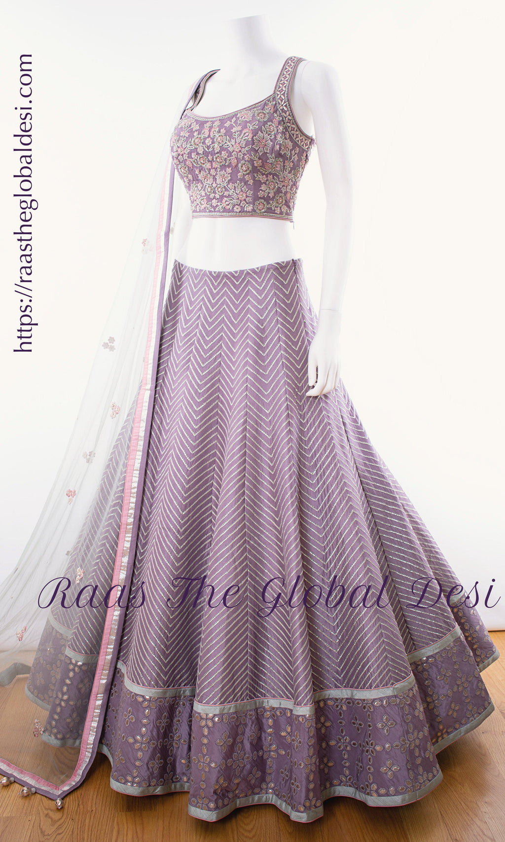 Lavender Lehenga - CC2895 - CHANIYA CHOLI