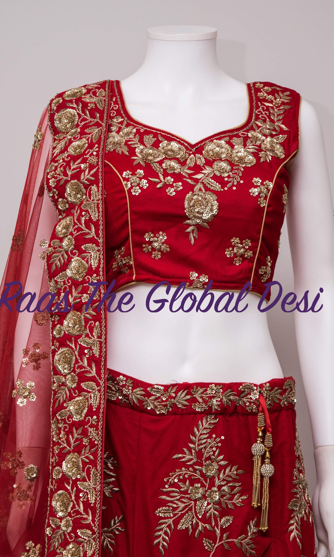 Velvet Lehenga - CC1647 - Chaniya choli