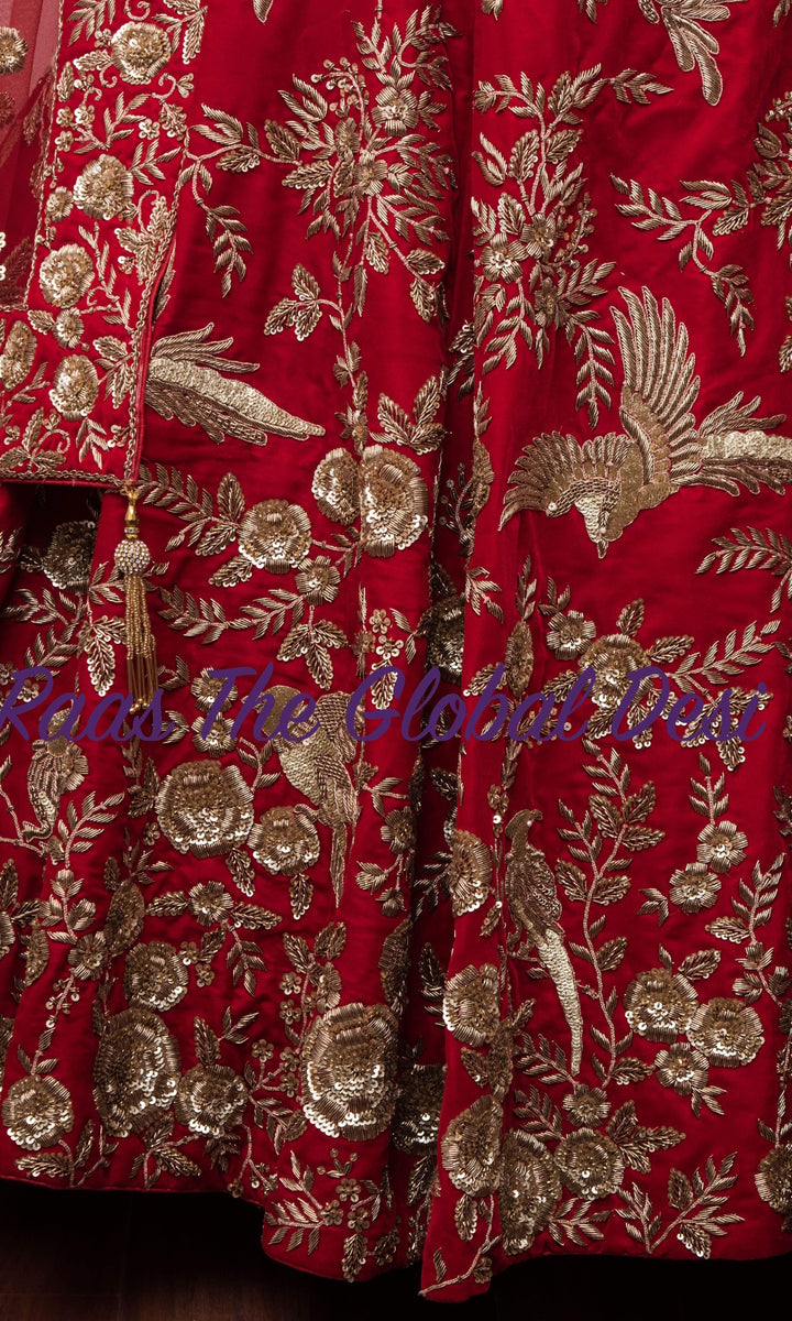 Velvet Lehenga - CC1647 - Chaniya choli