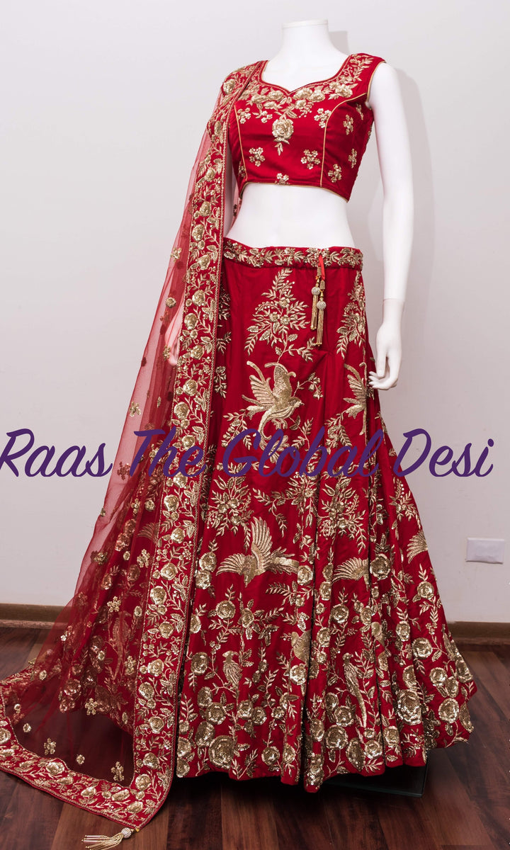 Velvet Lehenga - CC1647 - Chaniya choli
