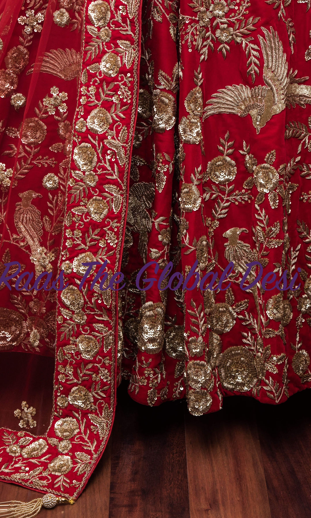 Velvet Lehenga - CC1647 - Chaniya choli
