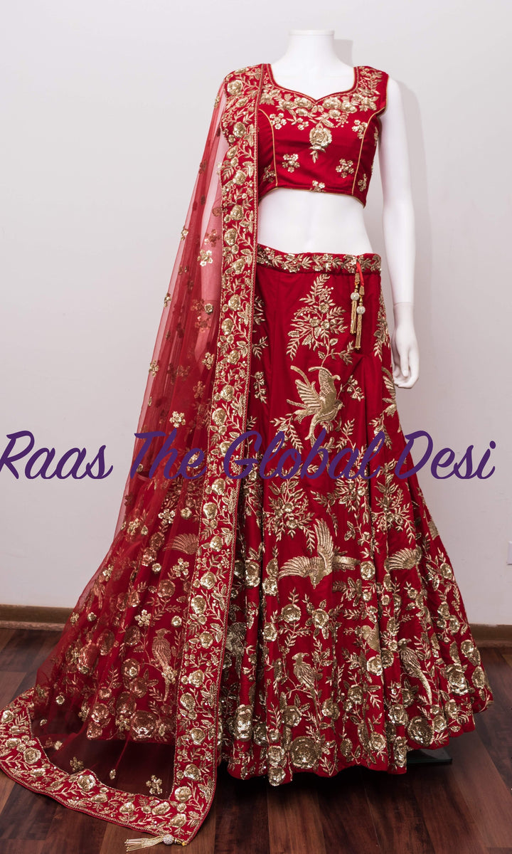 Velvet Lehenga - CC1647 - Chaniya choli