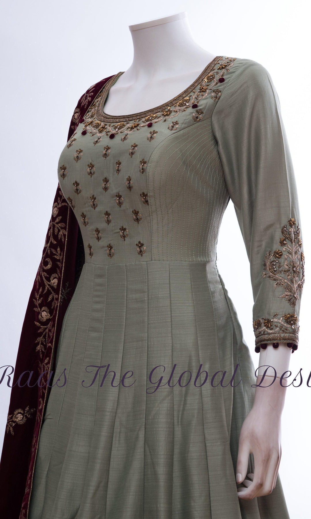 AG1387 - ANARKALI & GOWN