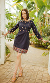 cotton Dress with Embroidery - dresses