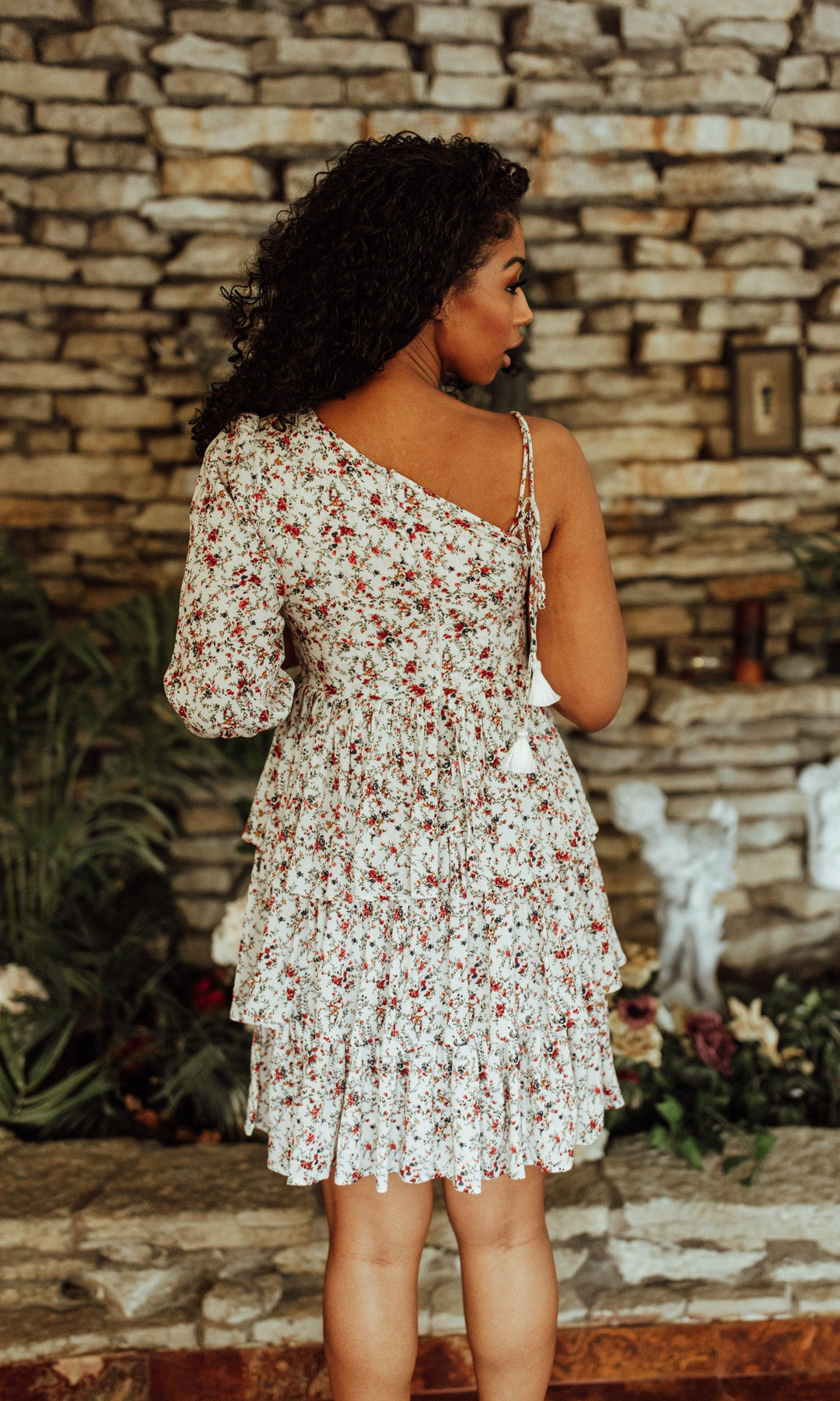 Fotini White Short Dress - Raas