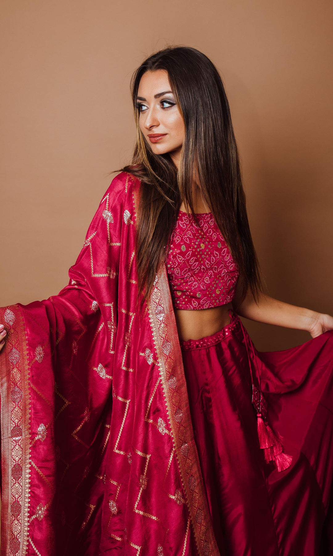 CC3655 - pink lehenga choli usa | fuchsia lehenga choli usa