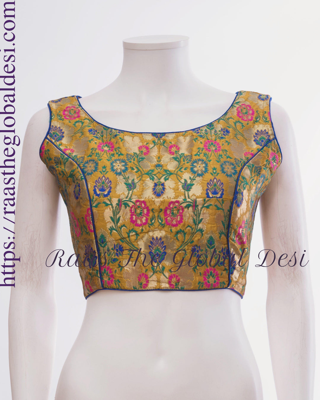 Gold brocade blouse – Raas