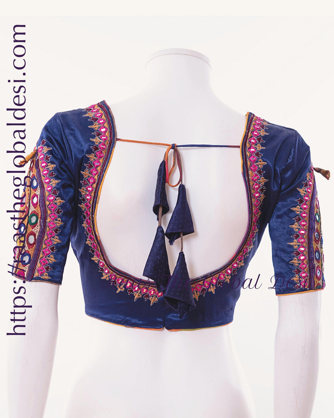 Royal Blue Blouse - BL1529 - BLOUSE