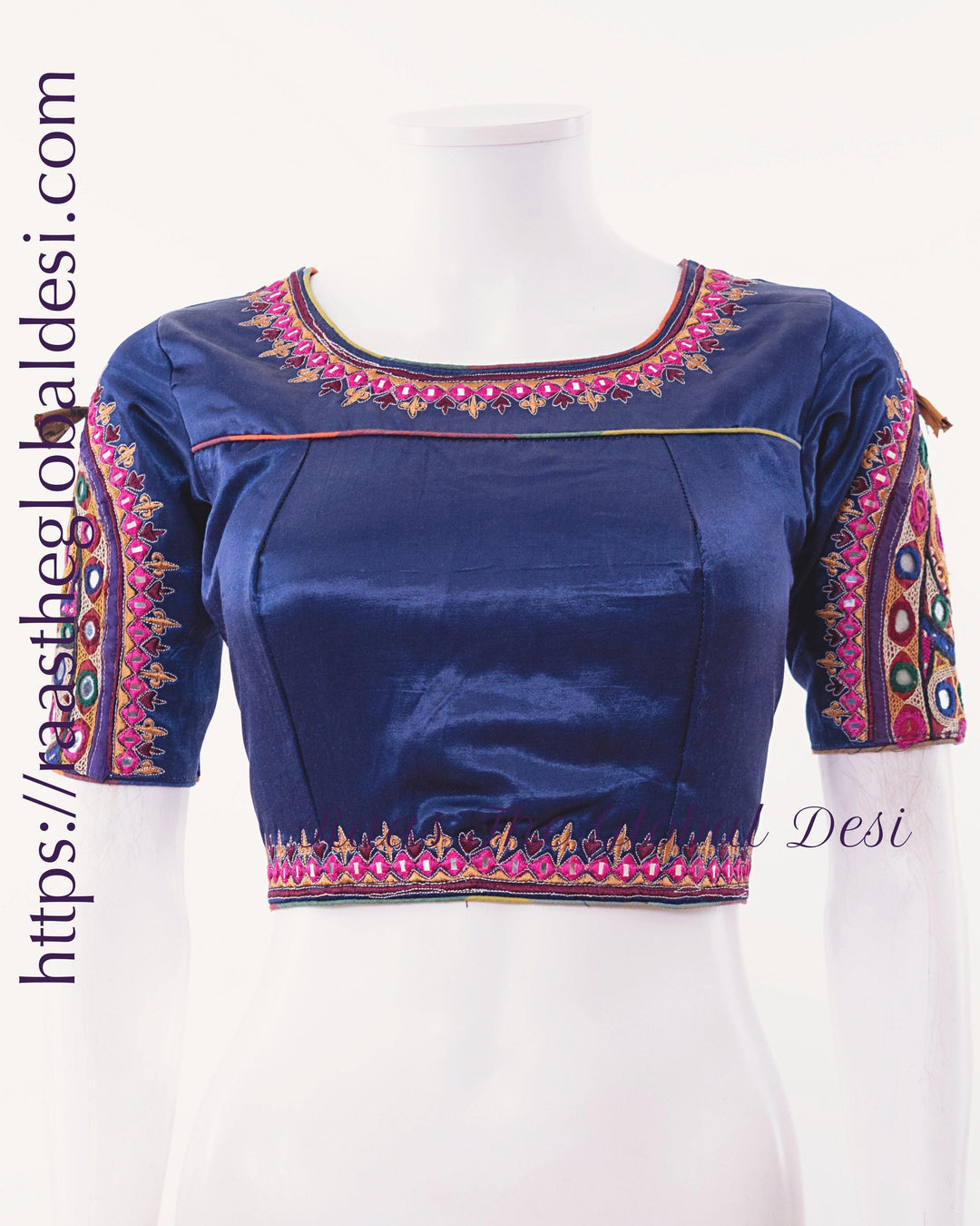 Royal Blue Blouse - BL1529 - BLOUSE