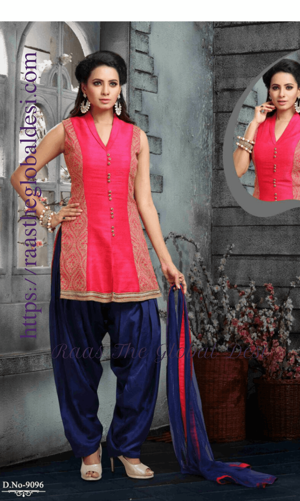 SK1107-PATIALA SALWARKAMEEZ - Salwar kameez and patiyala