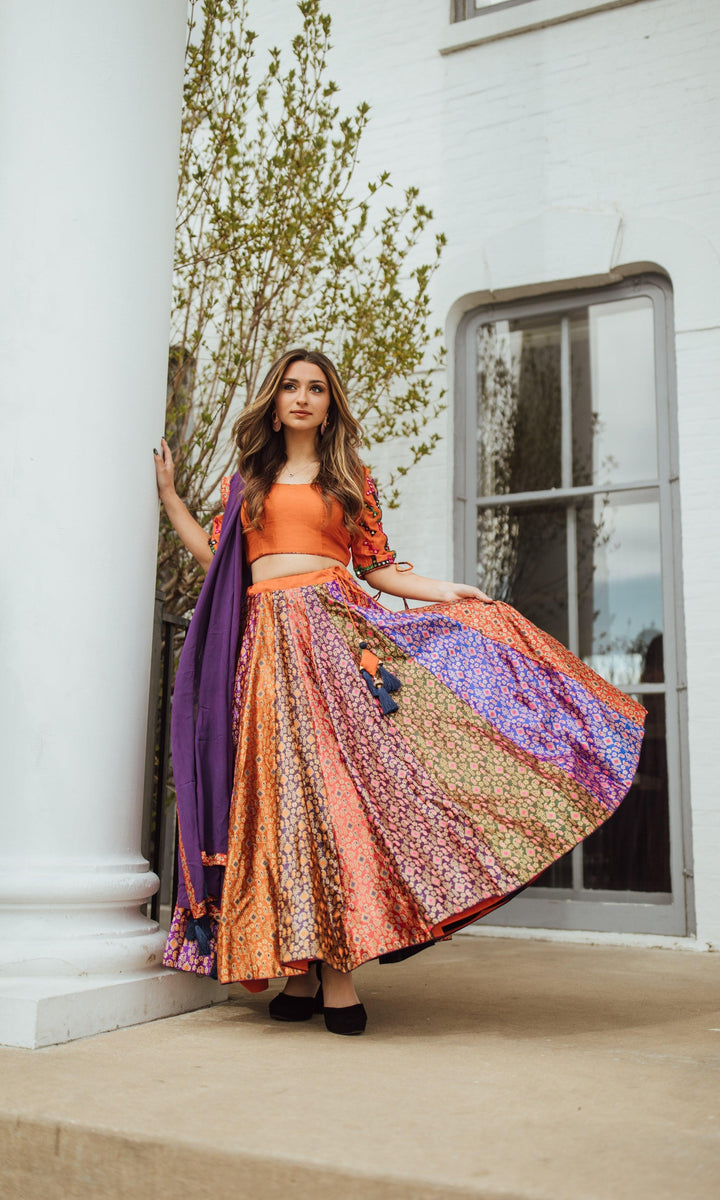 CC3616 Multi color chaniya choli - Chaniya choli